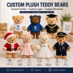 Custom Logo Hoodie Teddy Bear Promotional Gift - Image 3