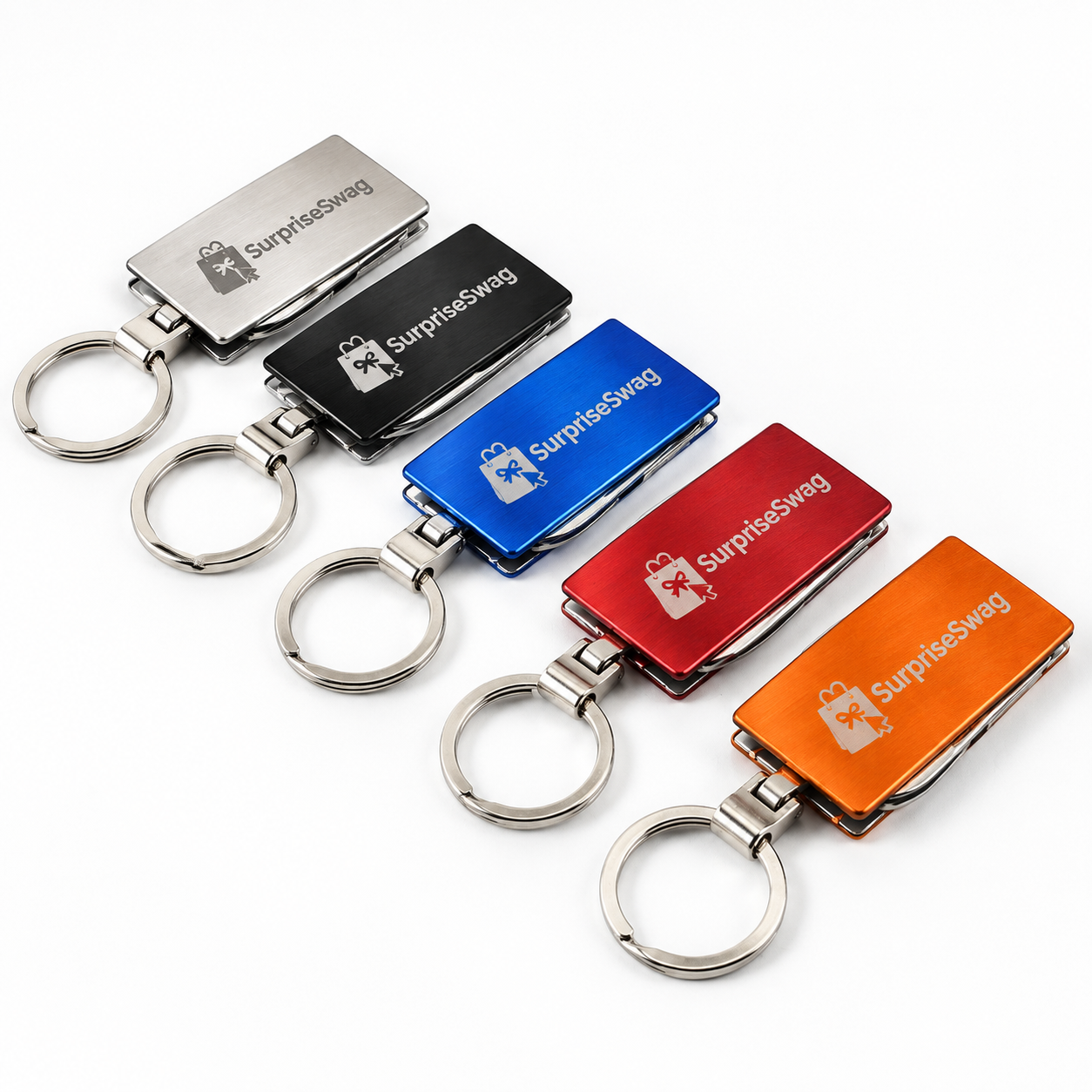 Tool Keychain (1) Custom Logo Multi-Function Tool Keychain Promotional Gift - Image 1