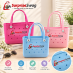 Custom Logo EVA Croc Style Tote Bag Promo Gift - Image 5