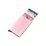 Custom Logo Aluminum Pop-Up Card Holder RFID Promo - Image 2