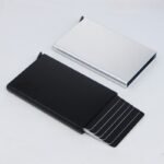 Custom Logo Aluminum Pop-Up Card Holder RFID Promo - Image 3