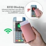 Custom Logo Aluminum Pop-Up Card Holder RFID Promo - Image 5